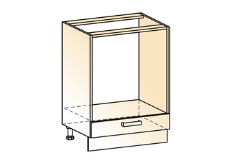 Яна Шкаф рабочий под духовку(1 дверь) 04.39