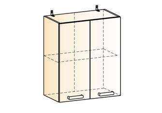 Яна Шкаф навесной (2 двери глухие) 04.10