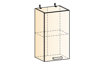 Яна Шкаф навесной (1 дверь глухая) 04.07