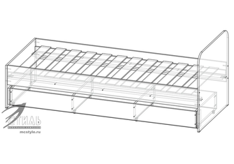 Кровать КР-403 с ящиком