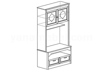Флоренция мод.666 Шкаф многоцелевой