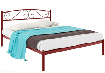 Кровать "Вероника" Красная 2,0*1,2м